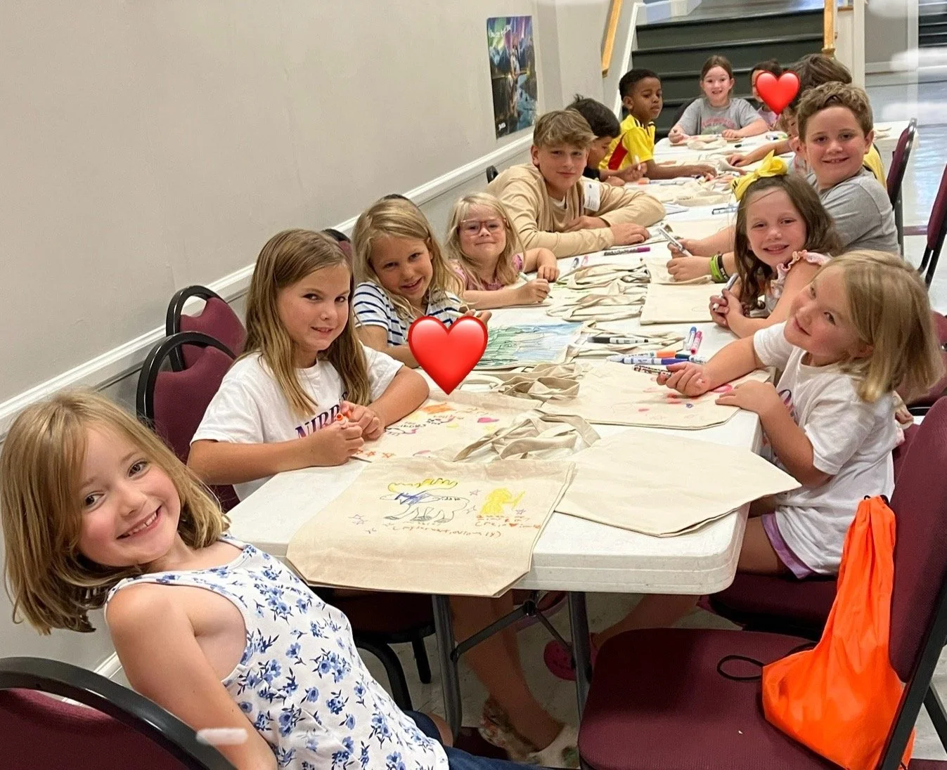 We love arts and craft time!