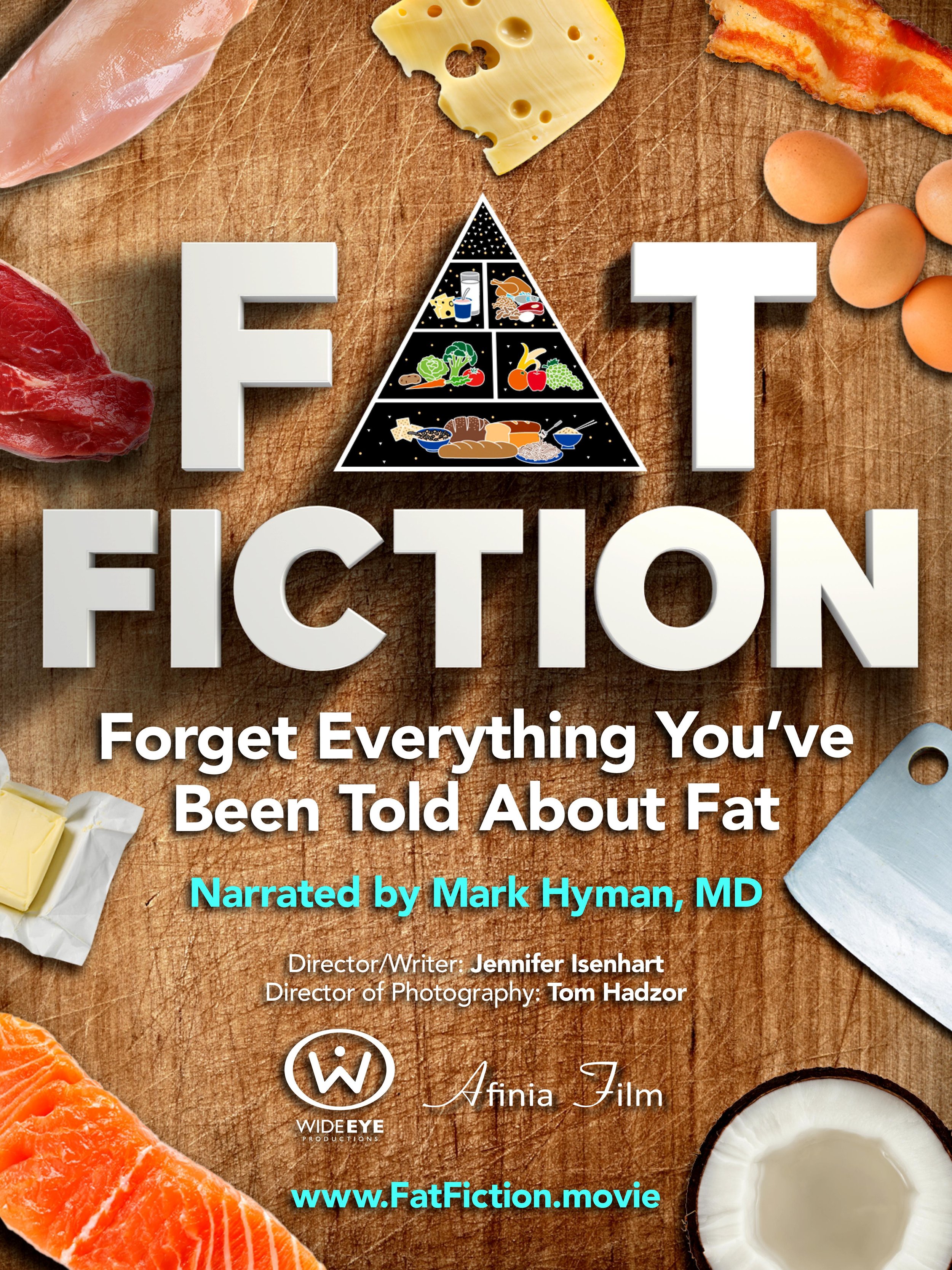 Fat Fiction documentary poster exploring dietary fat and metabolic health in type 2 diabetes