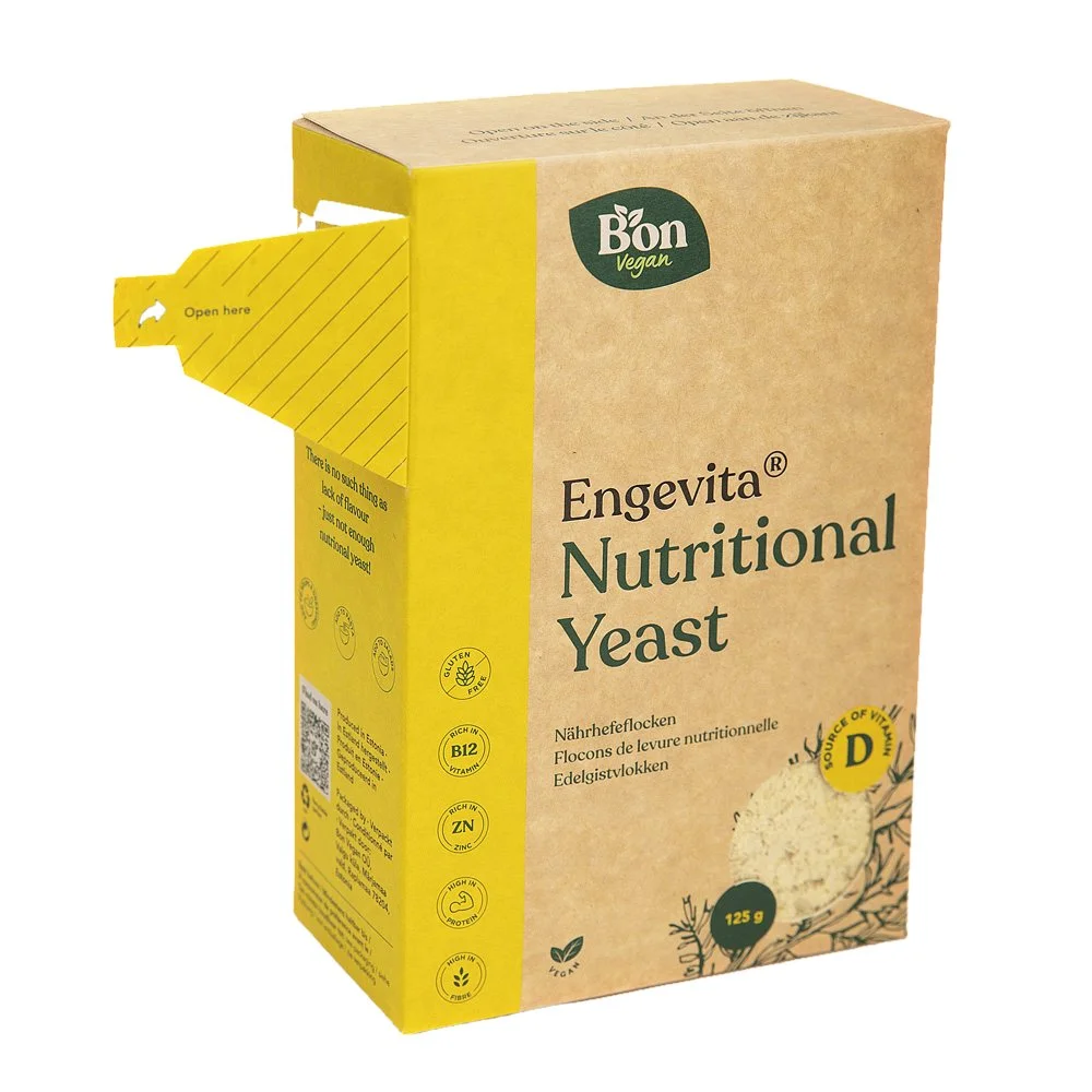 Nutritional yeast with D vitamin