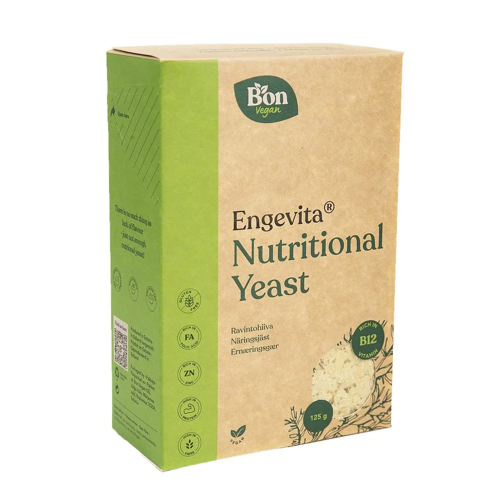 Nutritional yeast with B12 vitamin