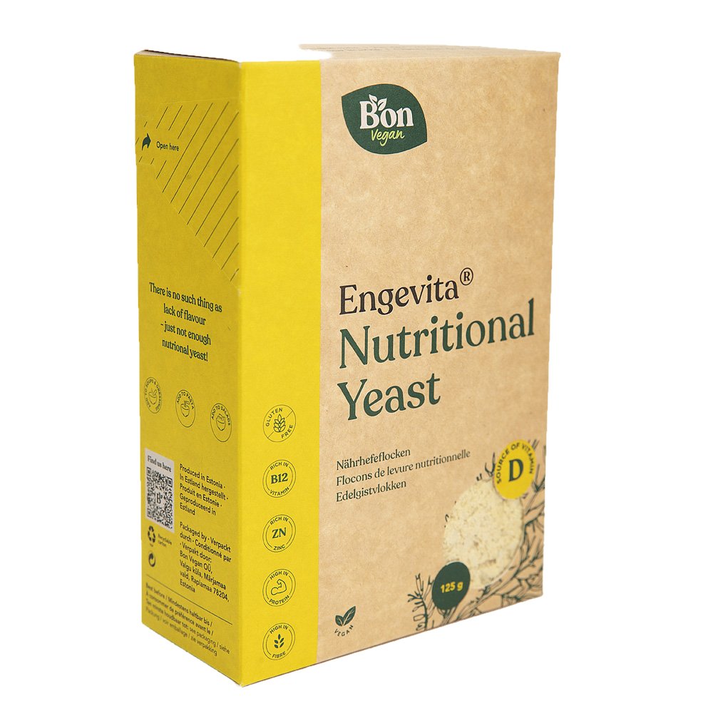 Nutritional yeast with D vitamin