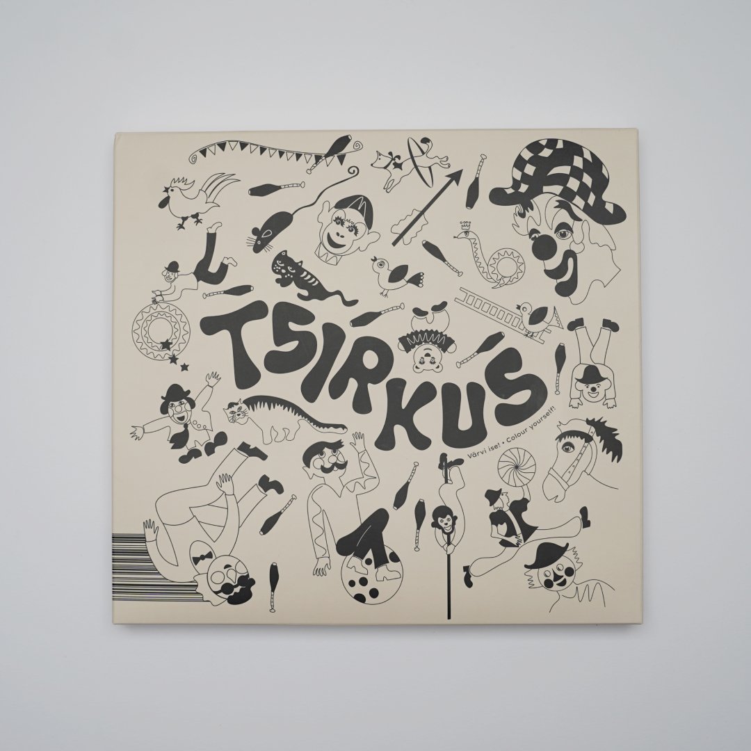 Colourable board game Circus
