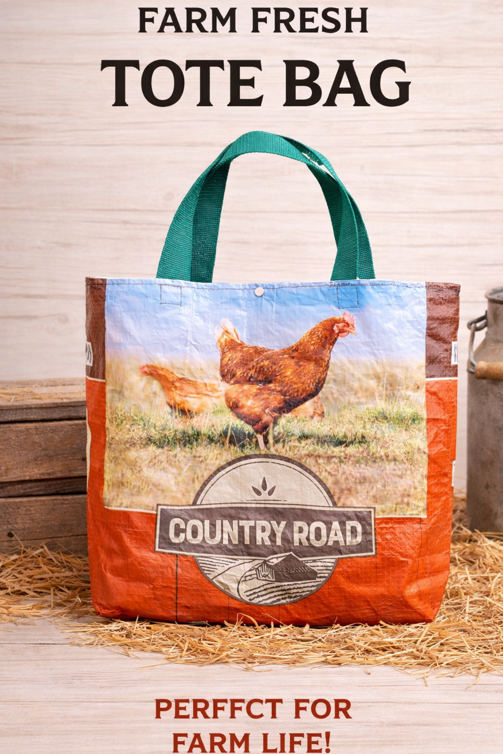 Farm-Fresh Tote Bag (Chicken)