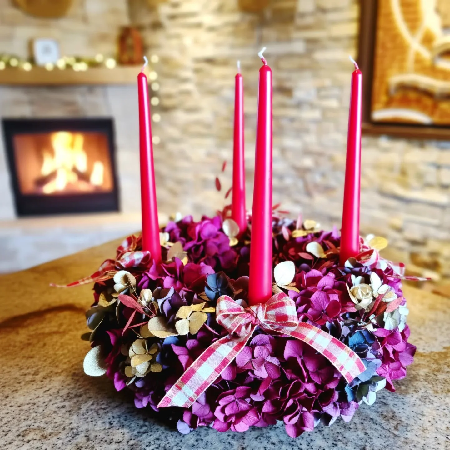 ​🎄 NOUVEAUT&Eacute; EXCLUSIVE LA Couronne &quot;ORTENSE&quot; &ndash; PR&Ecirc;TE POUR L'AVENT ! 🎄
​La magie de No&euml;l s'installe chez Violette et Abricot ! D&eacute;couvrez la Couronne de l'Avent &quot;Ortense&quot;, une cr&eacute;ation artisan