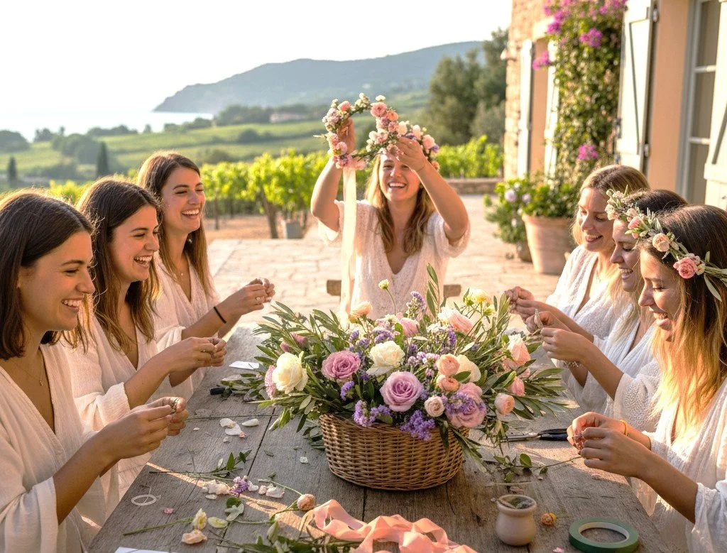 EVJF à Banyuls-sur-Mer : Pourquoi l'atelier floral est l'activité incontournable ?