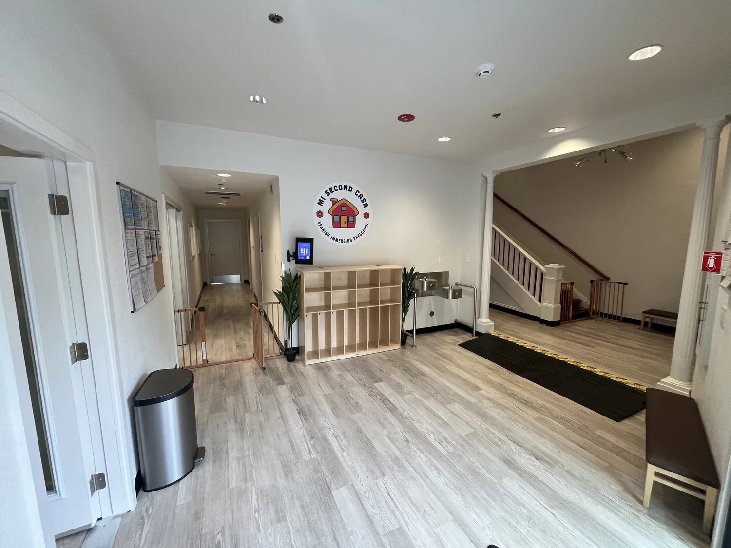 The front lobby