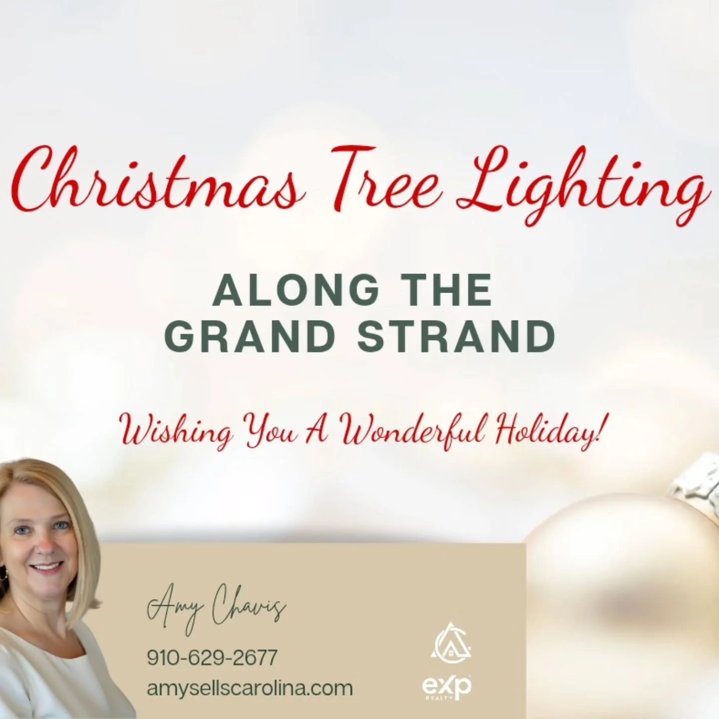 🌲✨ Grand Strand Tree Lightings 2025 ✨🌲
It&rsquo;s officially the coziest time of the year along the coast, and our local tree lightings are some of the best ways to kick off the season. From waterfront fireworks to small-town charm, here are the ev