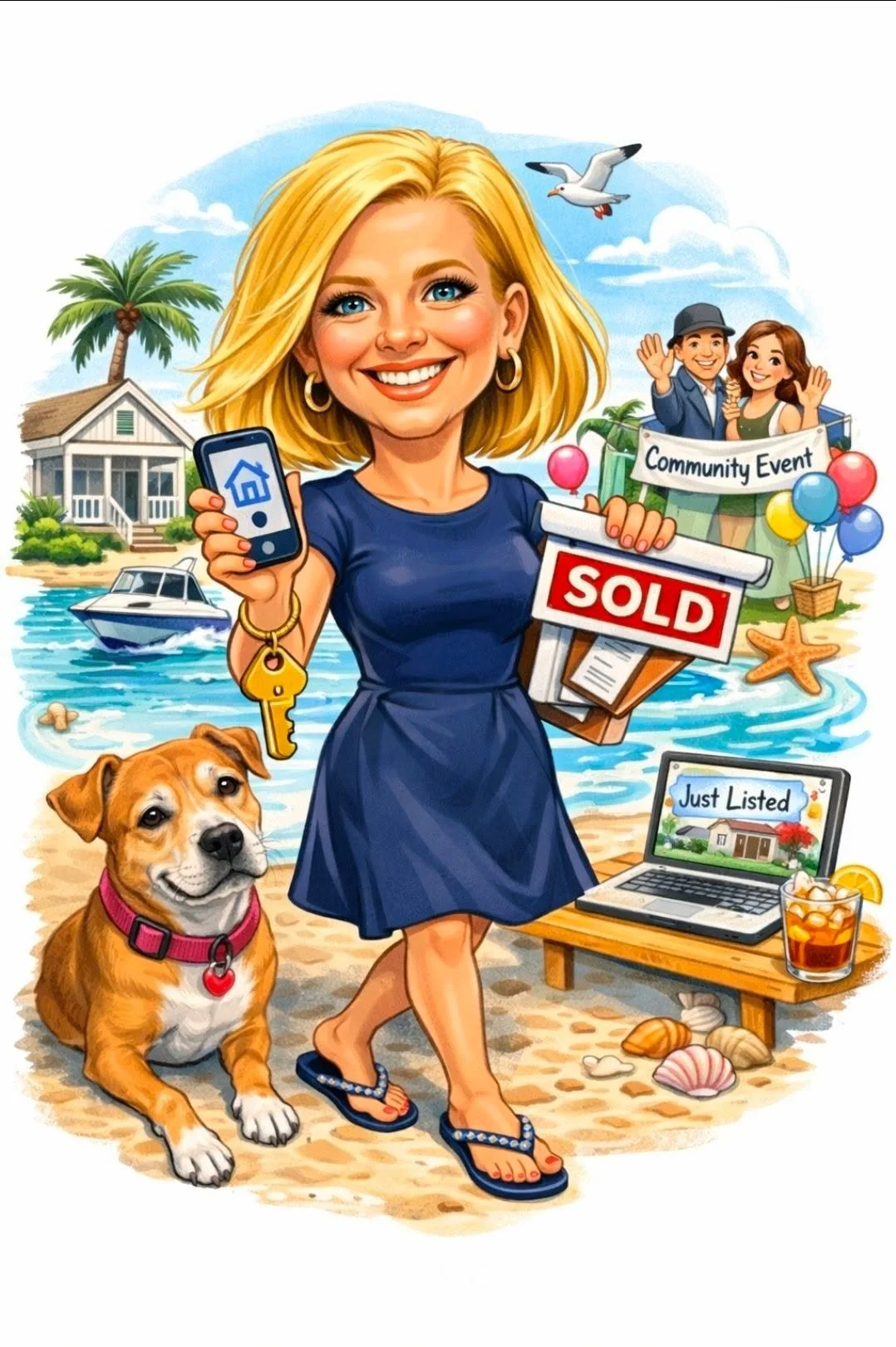 Late to the trend? Yes.
On brand? Also yes. 😄

Coastal homes, community events, iced tea over coffee, and Lucy by my side &mdash; if you know me, you know.

Live where you love. Always. 💙