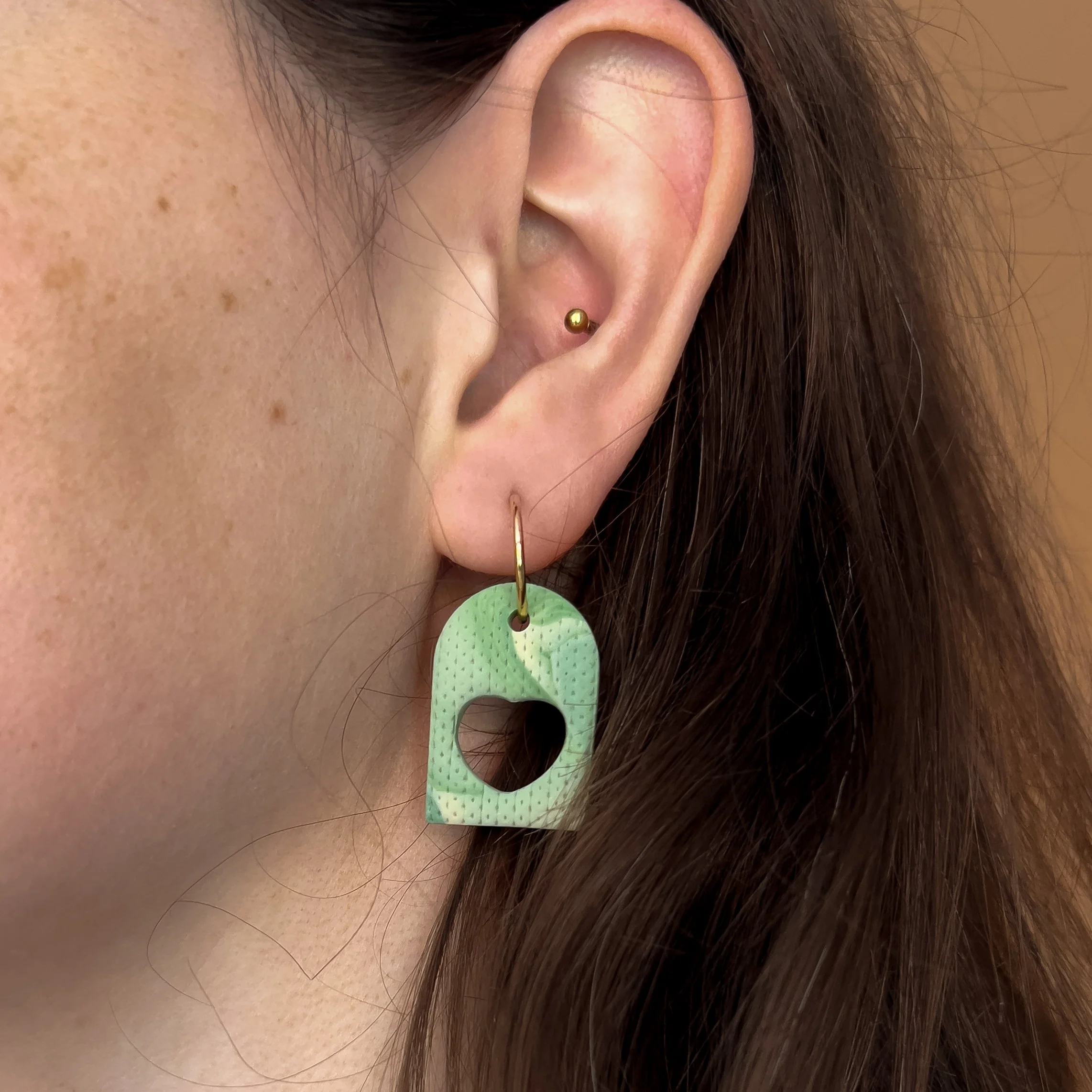 Boucles d'oreilles - Arches réversibles
