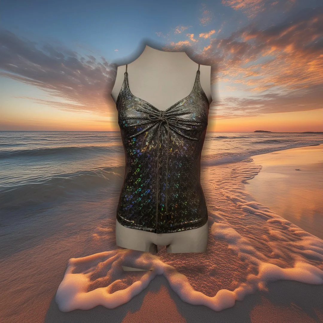 Badeoberteil Tanktop "Schmetterling".