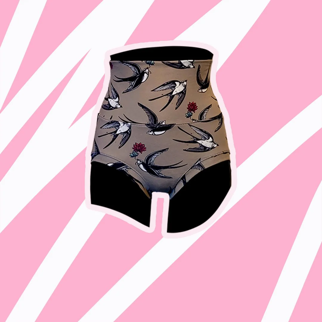 XS - XXL Schlüpfer mit Popopatent "Hot Pants".