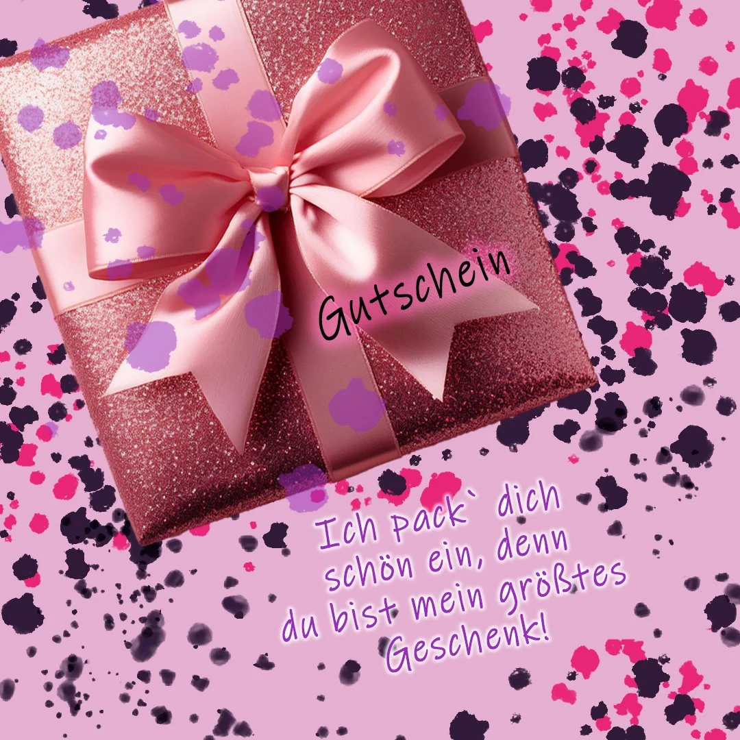 Ich pack` dich schön ein, denn du bist mein größtes Geschenk.