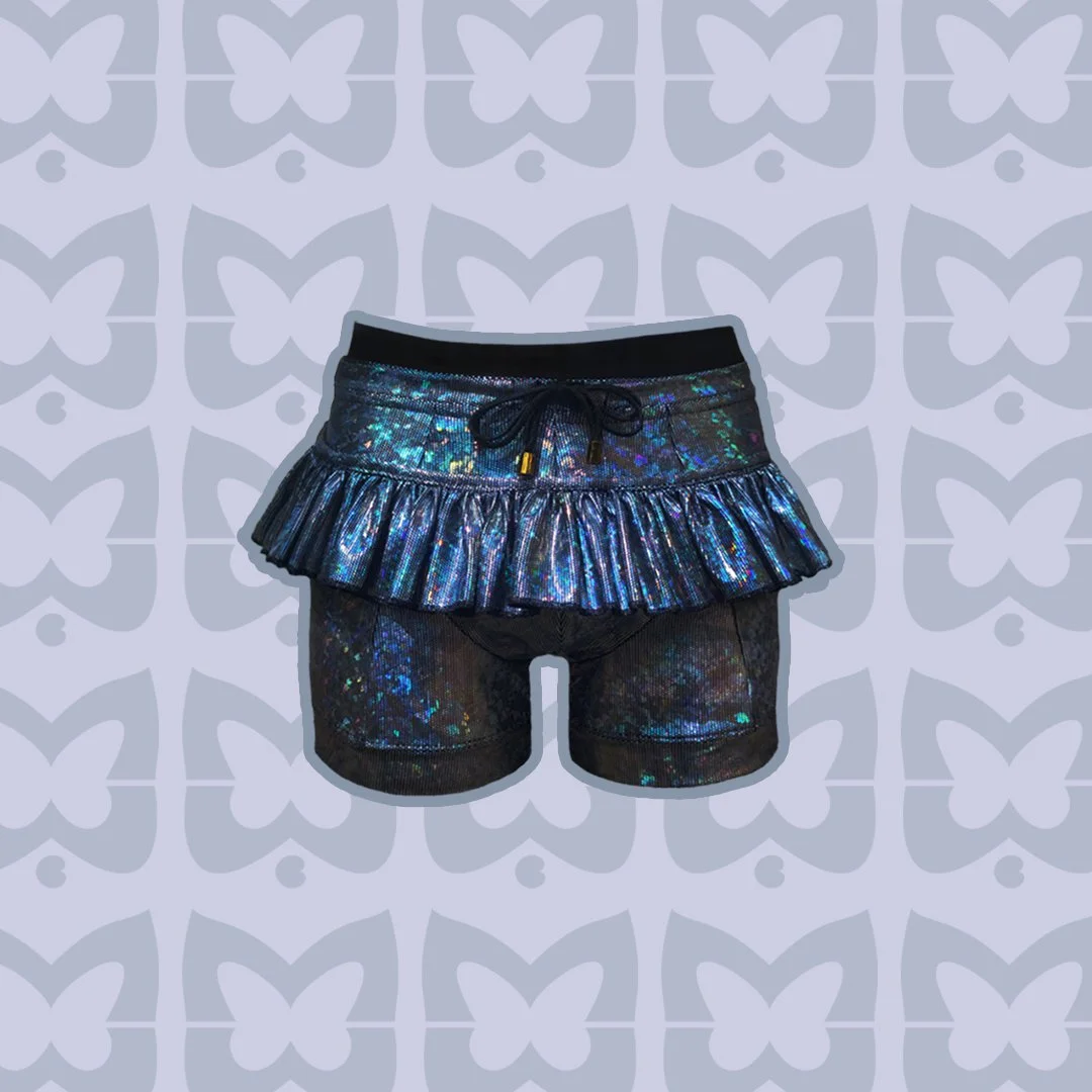 Bade-, Tanz- und Beachshorts "Ballerina" für Transfrauen ohne geschlechtsangleichende OP.