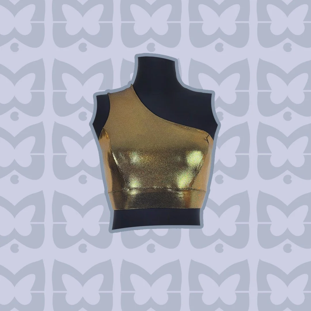 XS-XXL Bikinioberteil, asymmetrisch "Shoulder Mount".