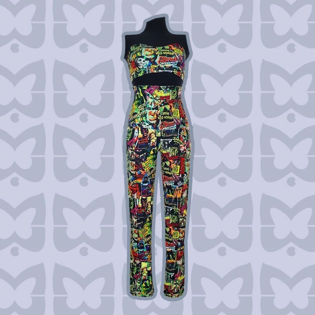 Lange Hose "Lauf wie eine Frau!" zum Baden, für Strandspaziergänge, Pool- & Beachpartys.