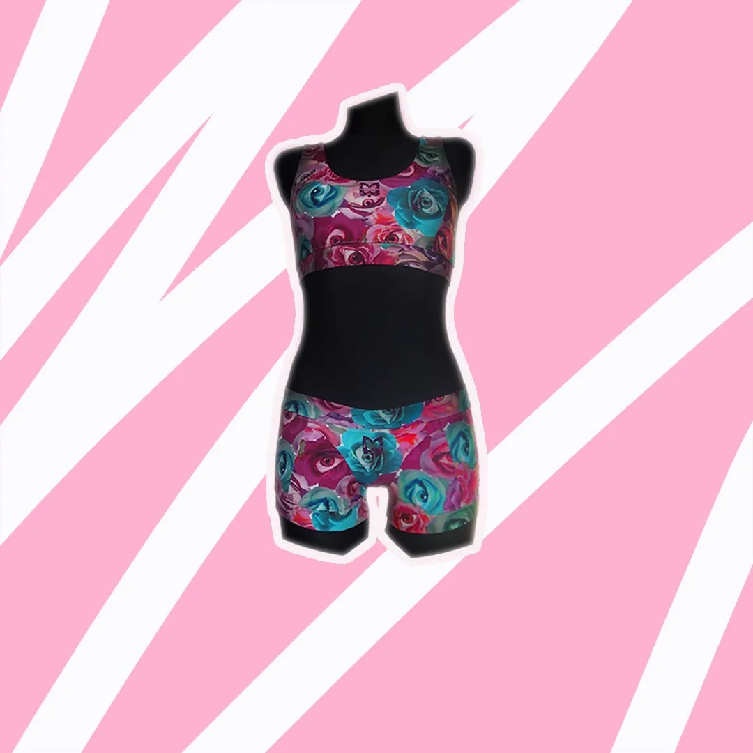 XS - XXL Schlüpfer mit Popopatent "Fröhliche Hüpferin" + Top "Alle bleiben im Körbchen".