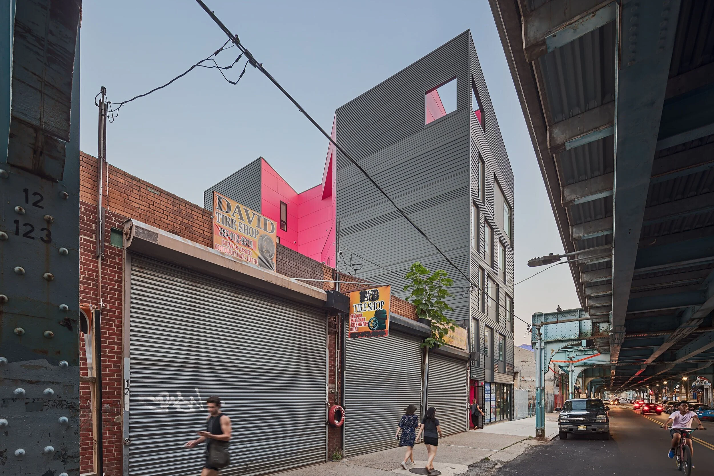 Exterior view of El Rose Apartments in Fishtown Philadelphia, managed by Pennhunter Property Management