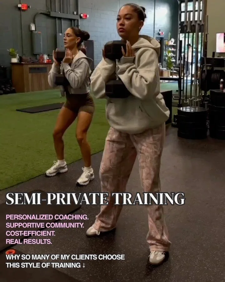 Now enrolling new semi-private groups (3+), Monday&ndash;Saturday 👯&zwj;♀️💪🏼

Fill out my training inquiry in bio or DM me to get started !