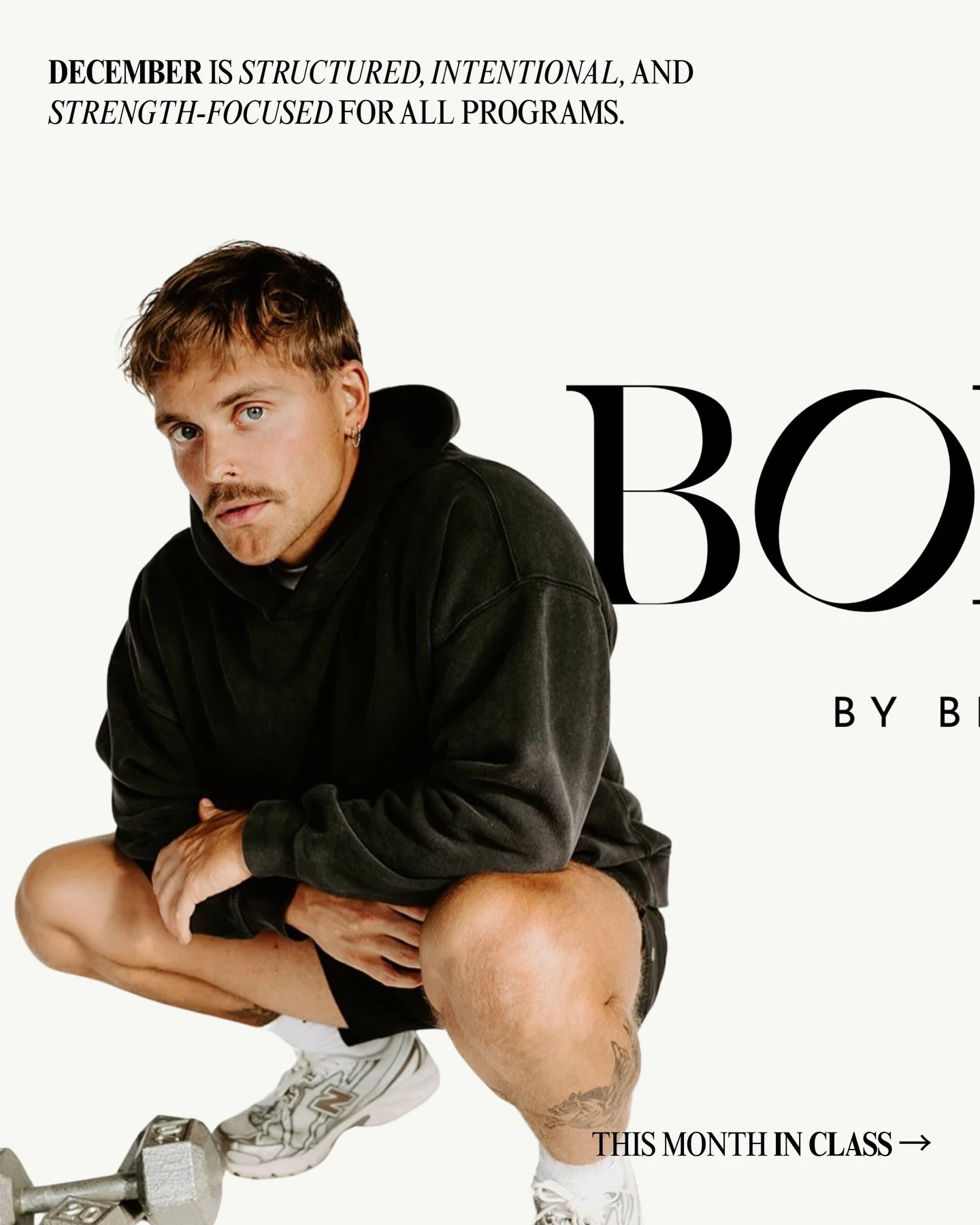 Get started on your new years resos early. December isn&rsquo;t a &ldquo;pause&rdquo; - it&rsquo;s your time to start 💪🏼

This month&rsquo;s programming is built to keep you progressing through the holidays with upper-body strength, high-stimulus g