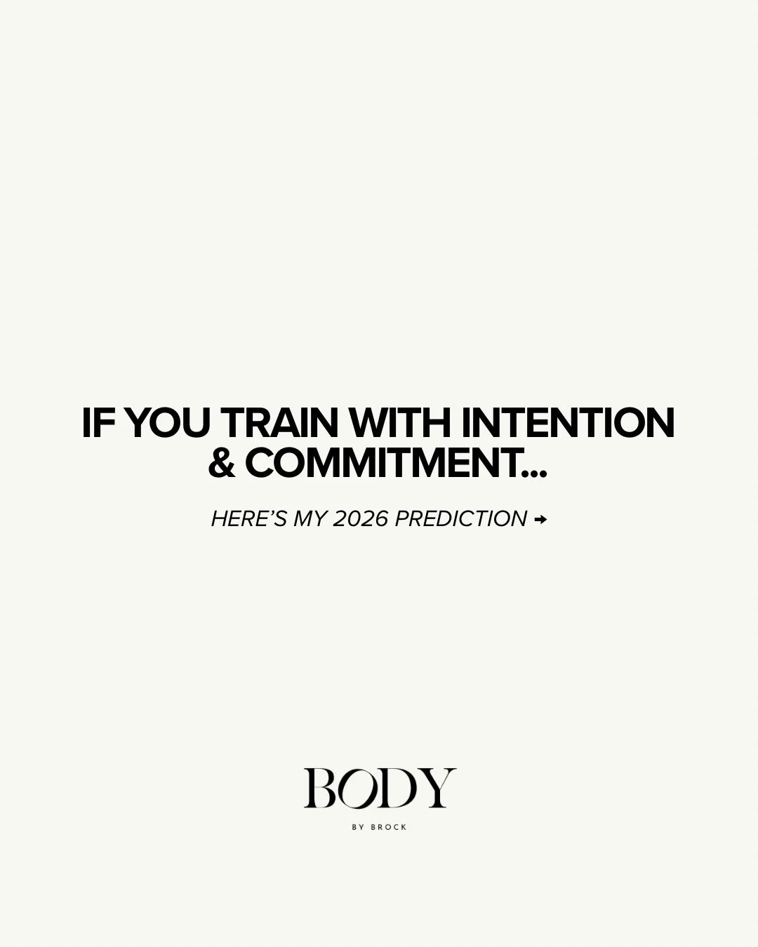 Make 2026 YOUR year. 

Strength training has numerous benefits when done properly. Improve your physique, mindset, and overall life by including resistance training in your routine.