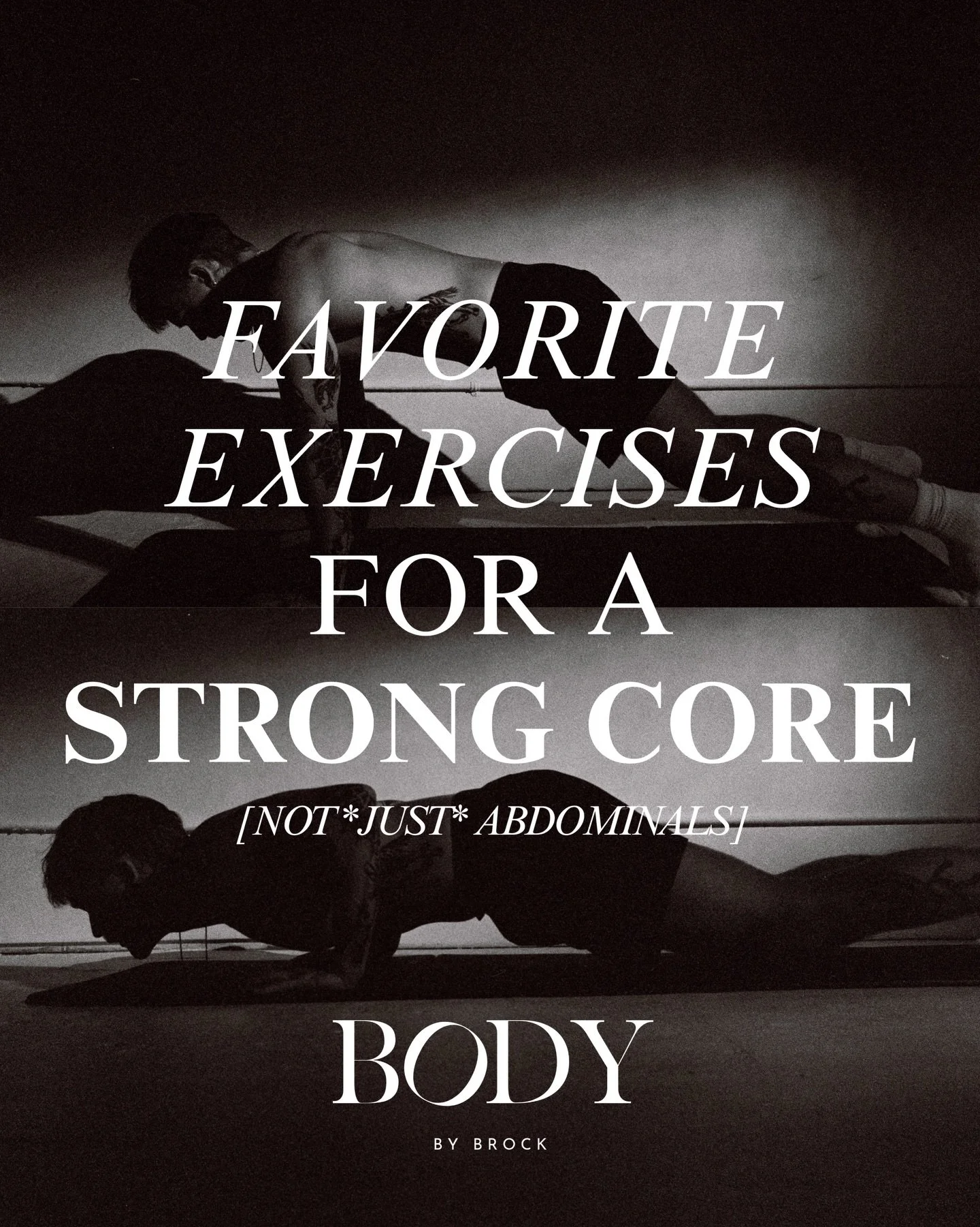 If you&rsquo;ve trained with me, you&rsquo;ve done these.

Multi-angle core work that builds definition, stability, and real-world strength. Intentional exercises that carry over to your lifts and your life.