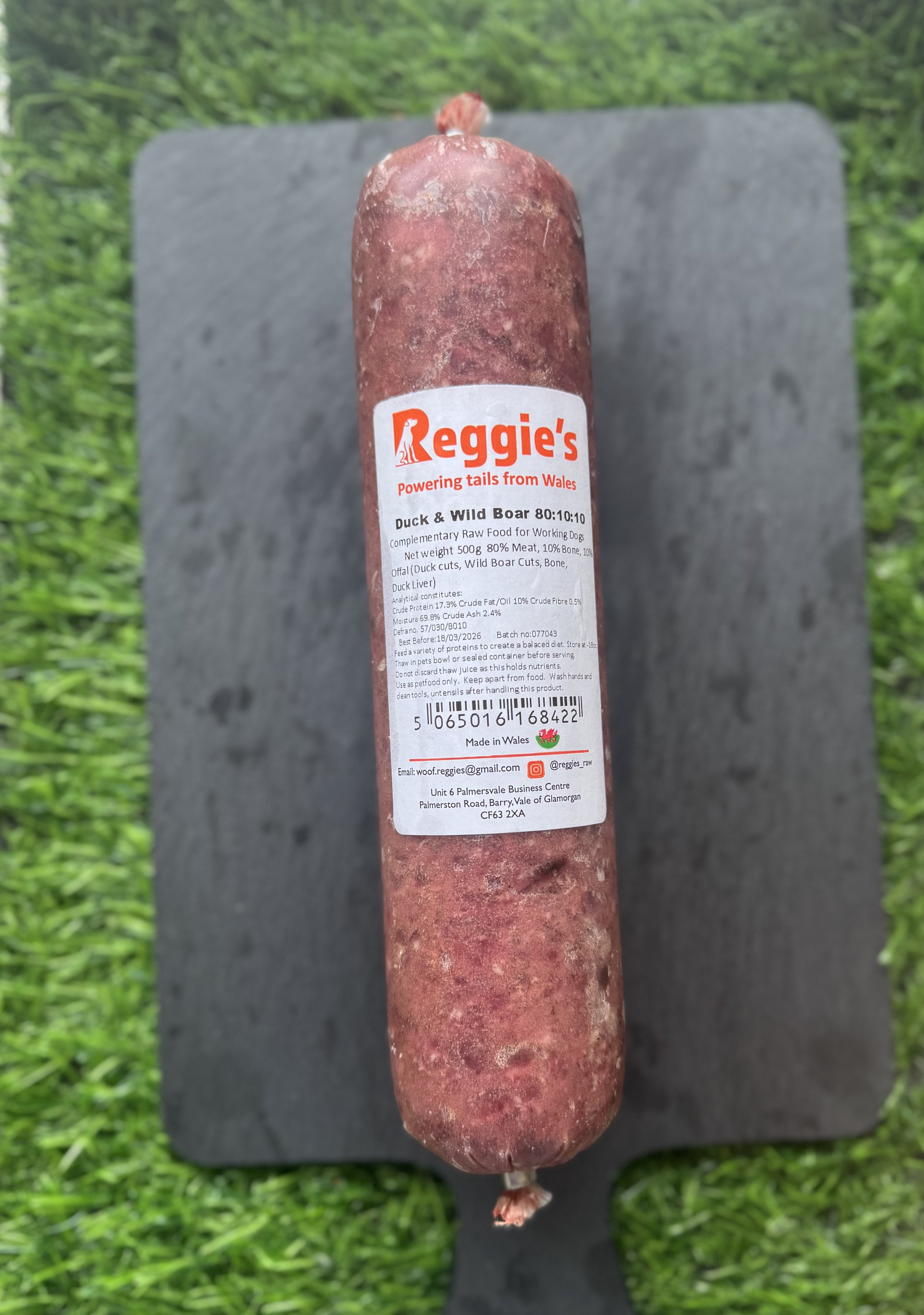 Reggies Raw Duck & Wild Boar