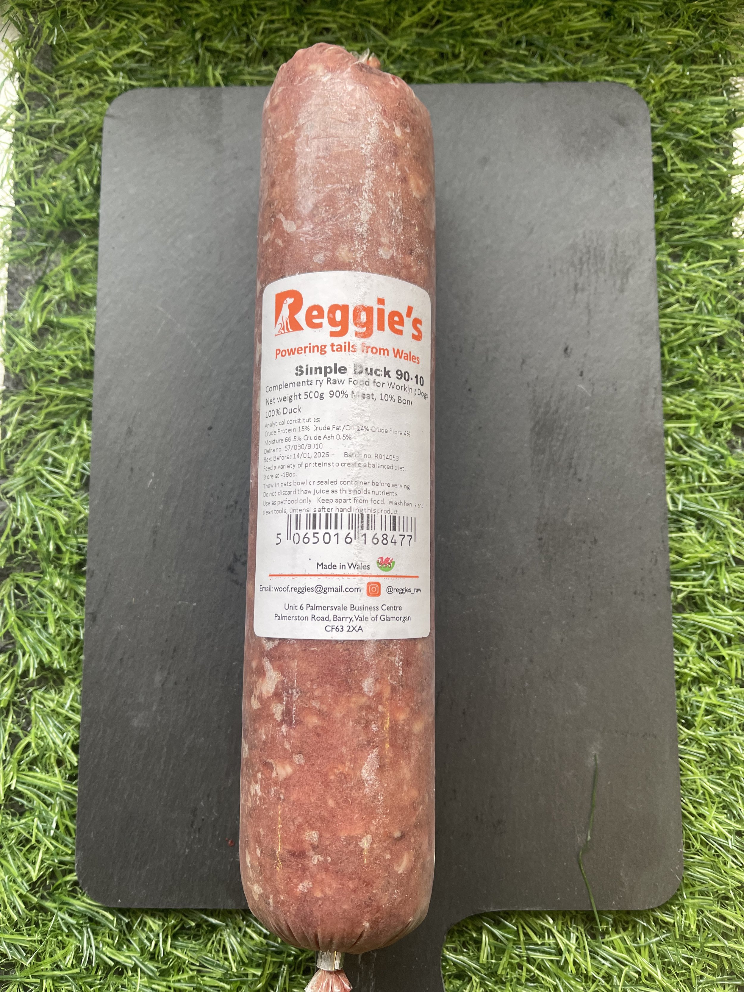 Reggies Raw Duck Mince 90:10