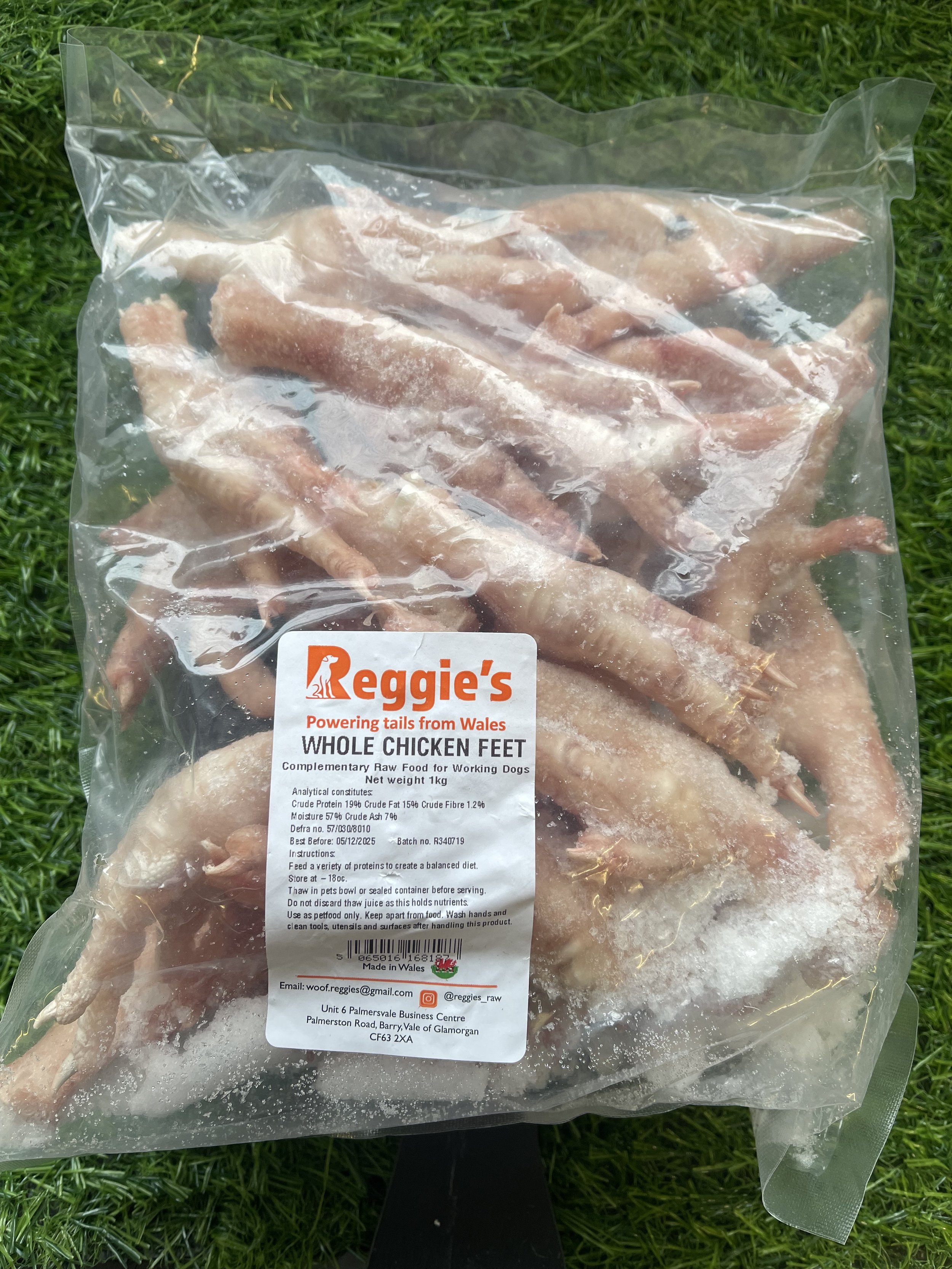Reggies Raw Chicken Feet