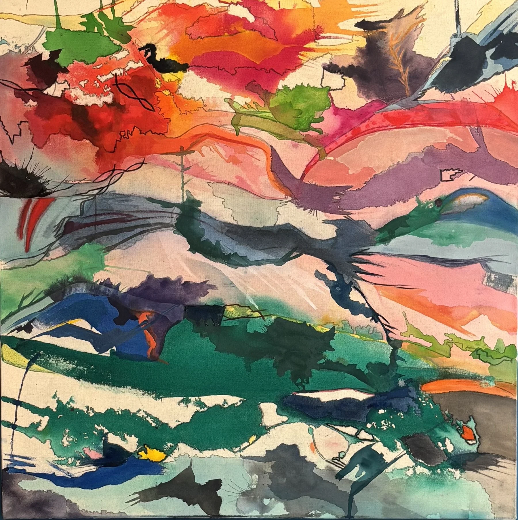 Follow the Sun Home (36x36)