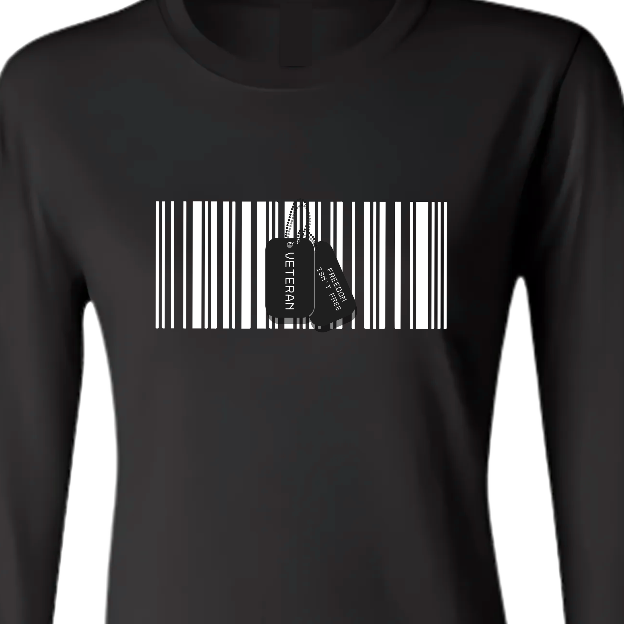 Freedom Ain't Free-Black-Hers-Long Sleeve (2).png