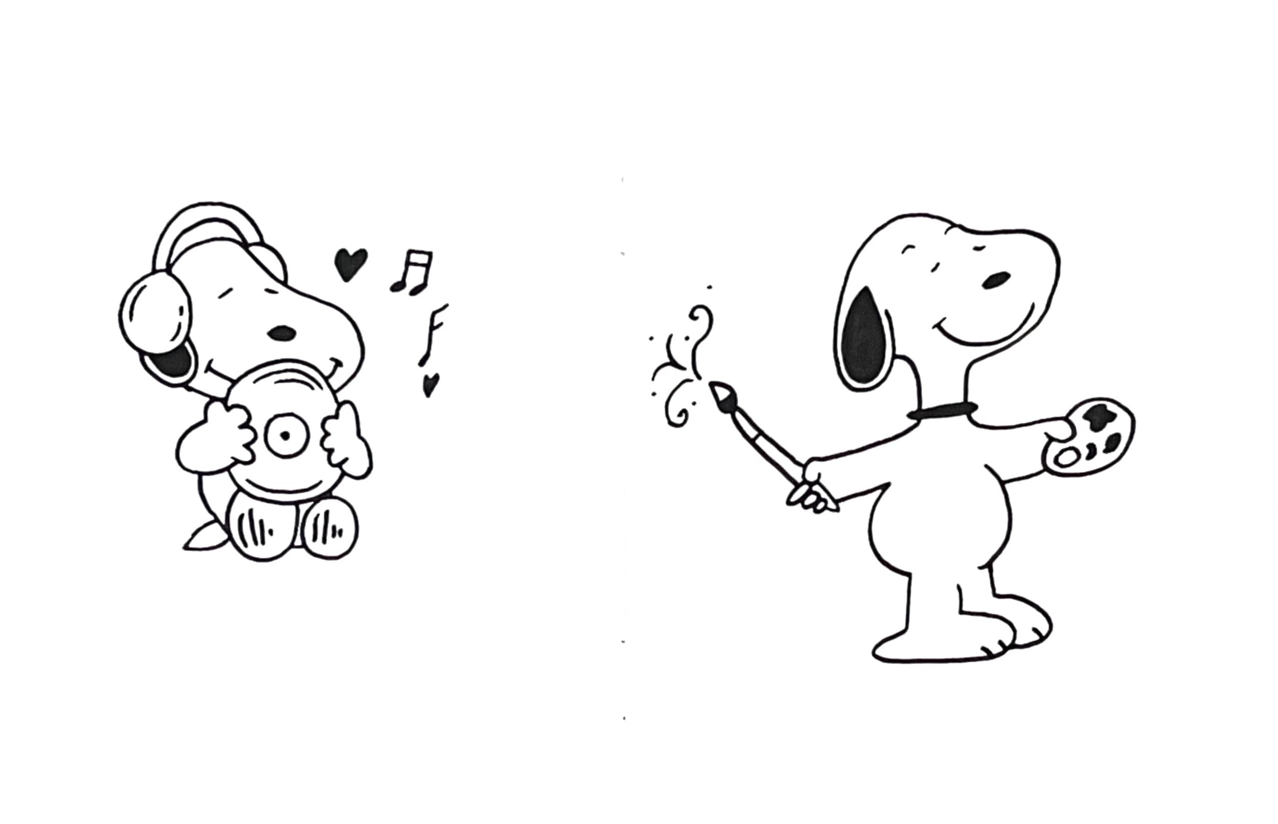 Snoopy, Posca Marker Drawings In My A6 Sketchbook (2025)