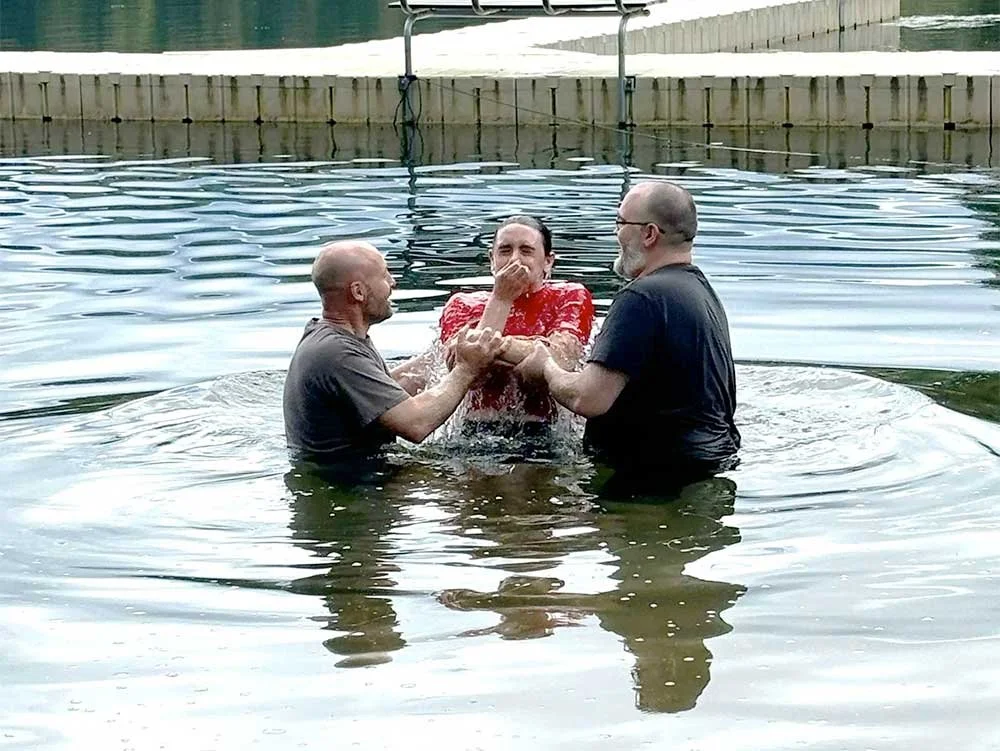 Outdoor baptism