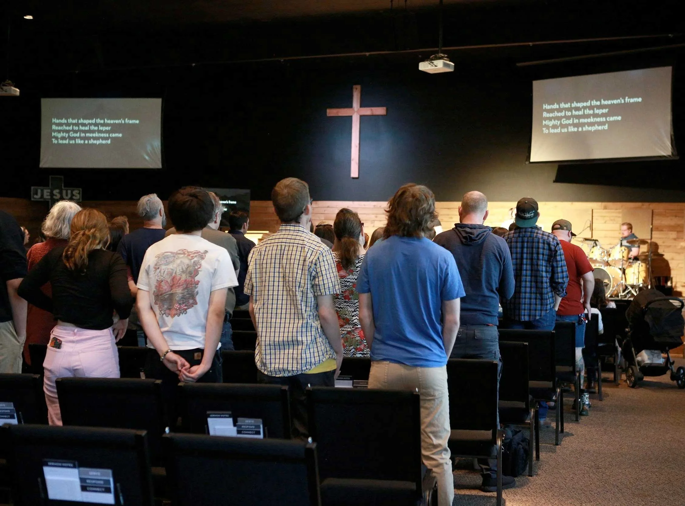 Worship service at Harbor Church