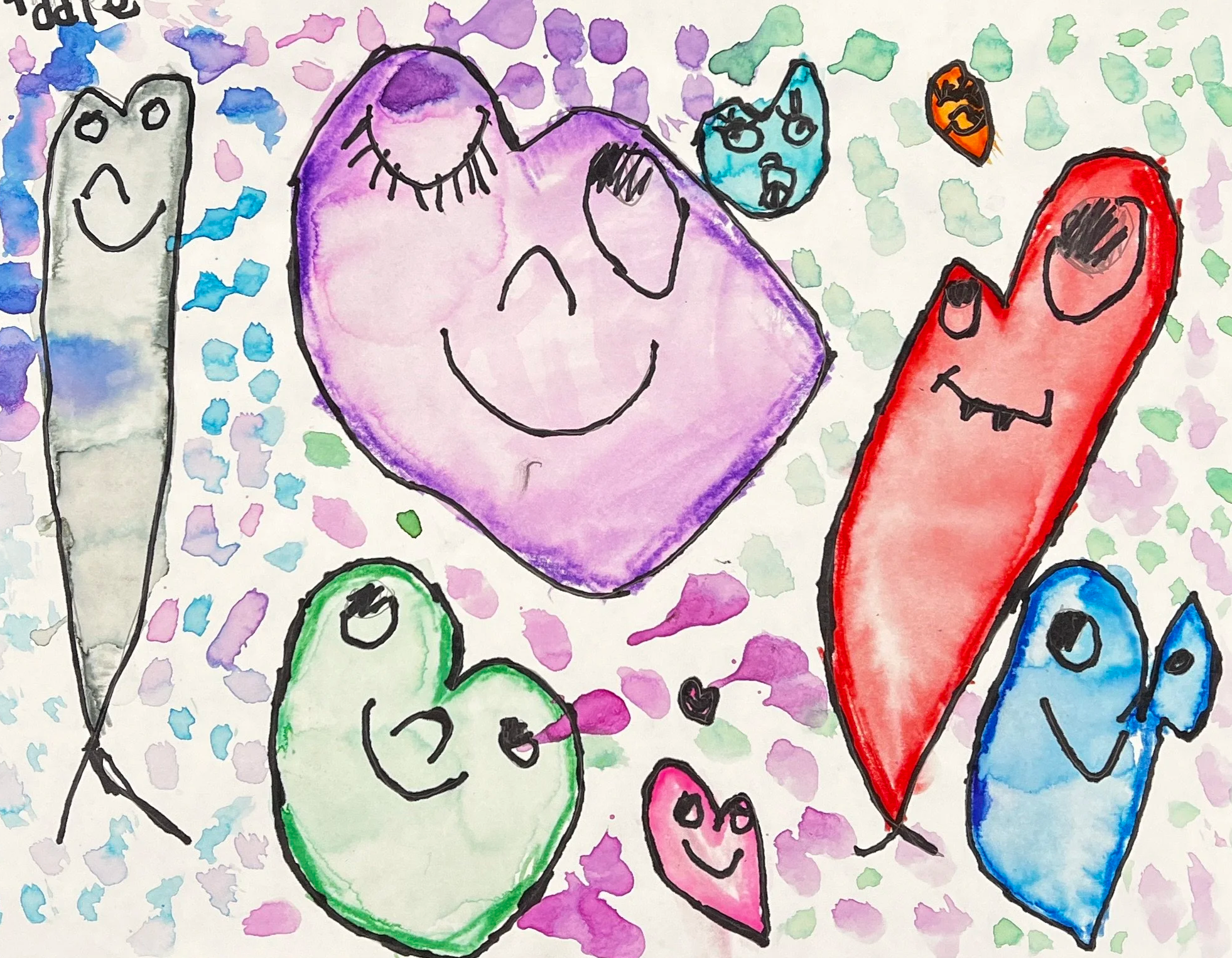 "Master Hearts" by Addie Ramey | Kindergarten | Hinckley-Big Rock School District