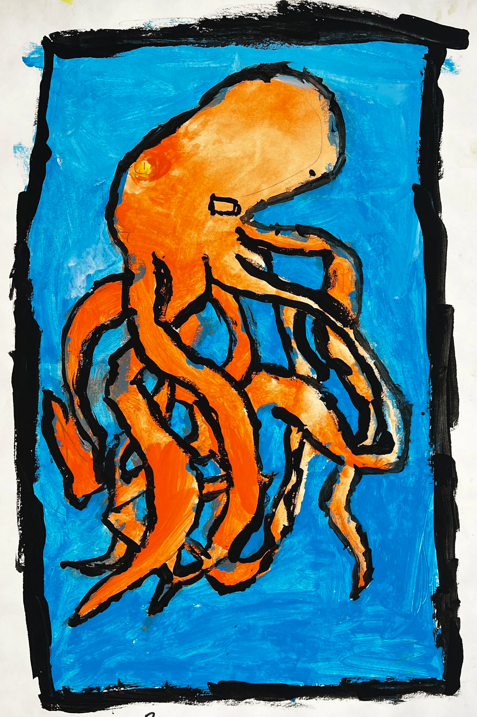 "Octail" by Boaz Wood | 2nd Grade | Hinckley-Big Rock School District