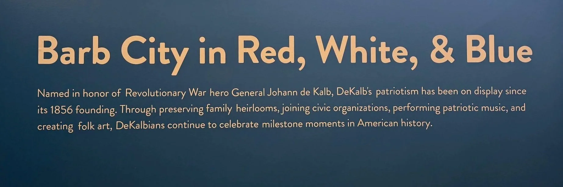 America 250 Exhibit - Exhibit Description