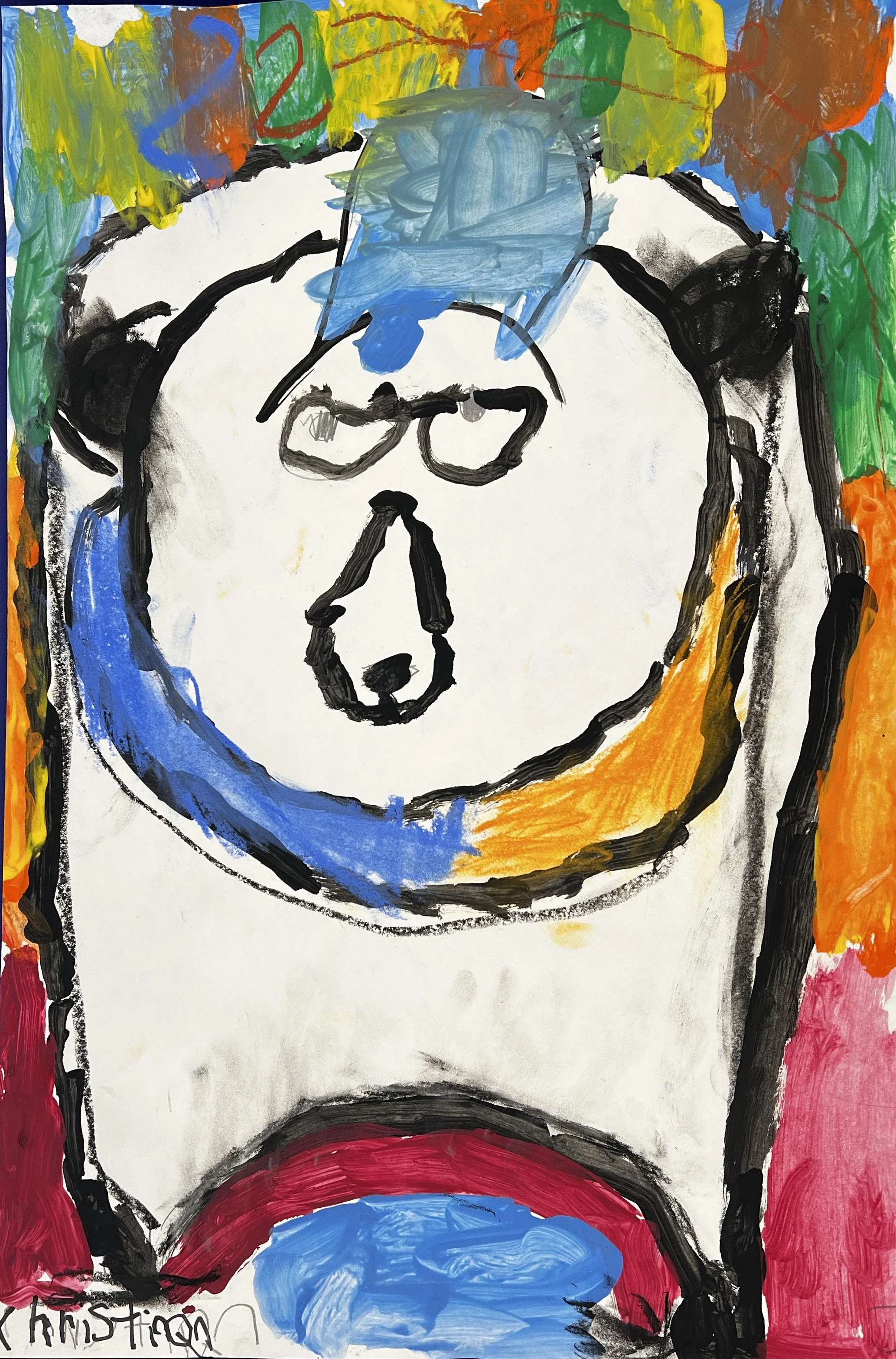 "Chilly Polar Bear" by Christian Whitlock | 1st Grade | Hinckley-Big Rock School District
