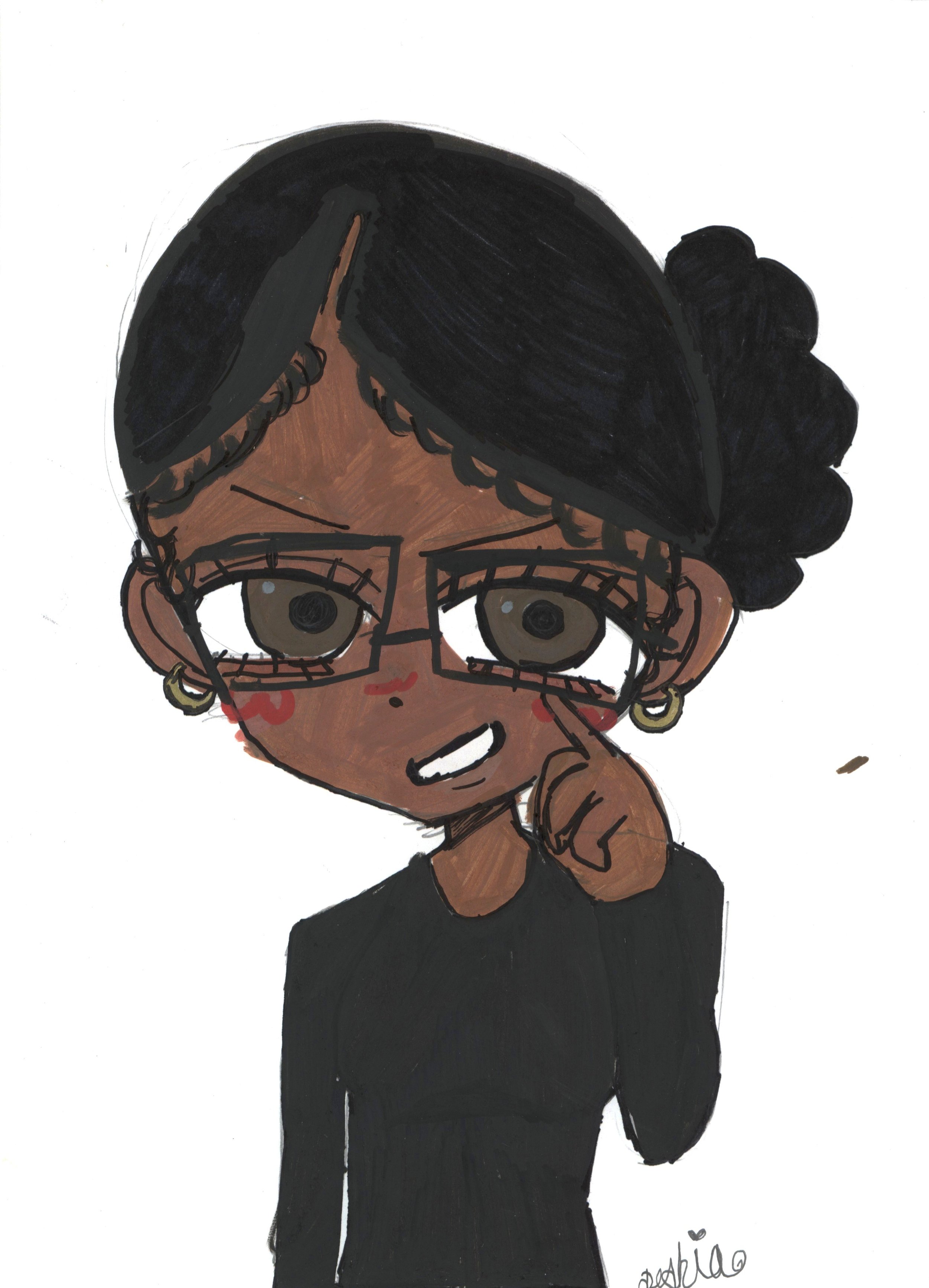 "Girl Art" by Deshia Jeffries | 5th Grade | DeKalb School District
