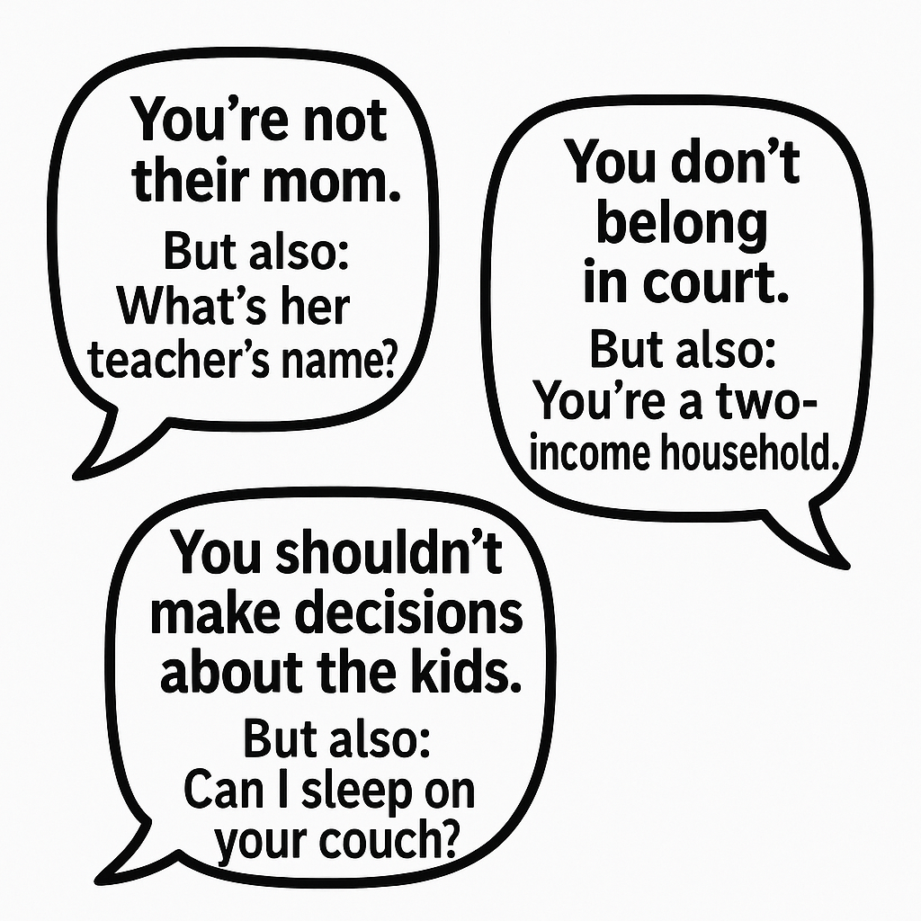 Hot Flashes, Cold Boundaries & the Bio Mom Who Forgot Her Own Kids’ Teachers