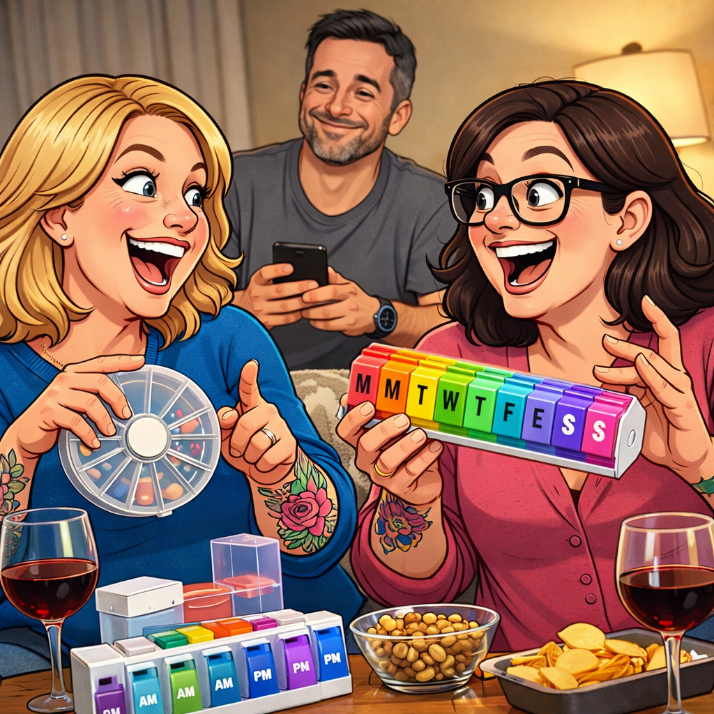 When Pill Dispensers Become the Main Event. 