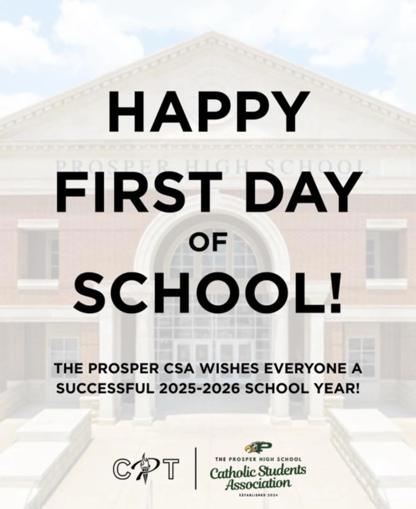 Welcome back, Eagles! We hope everyone has the best first day back to school!