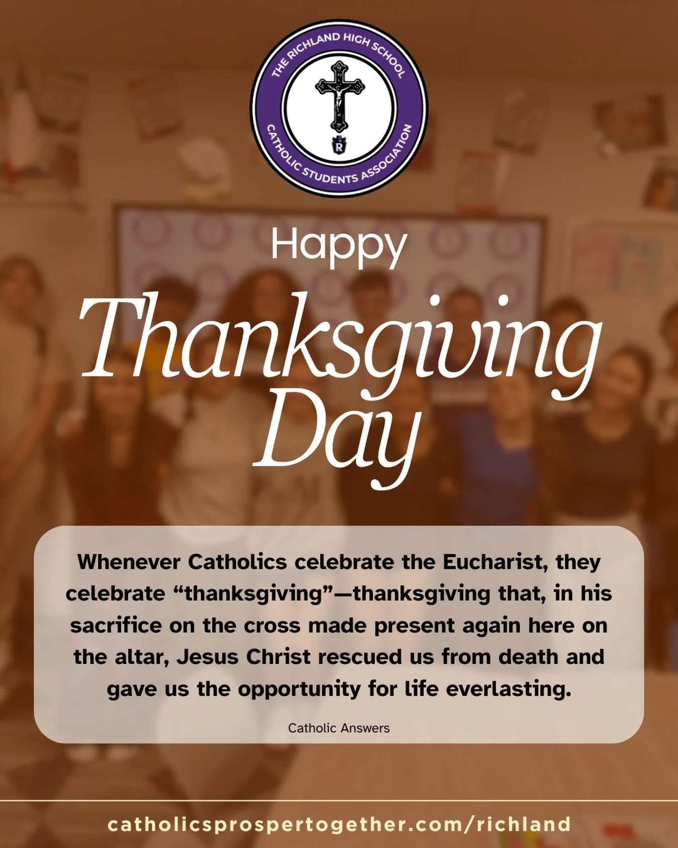 Happy Thanksgiving to all! Wishing everyone a blessed holiday!