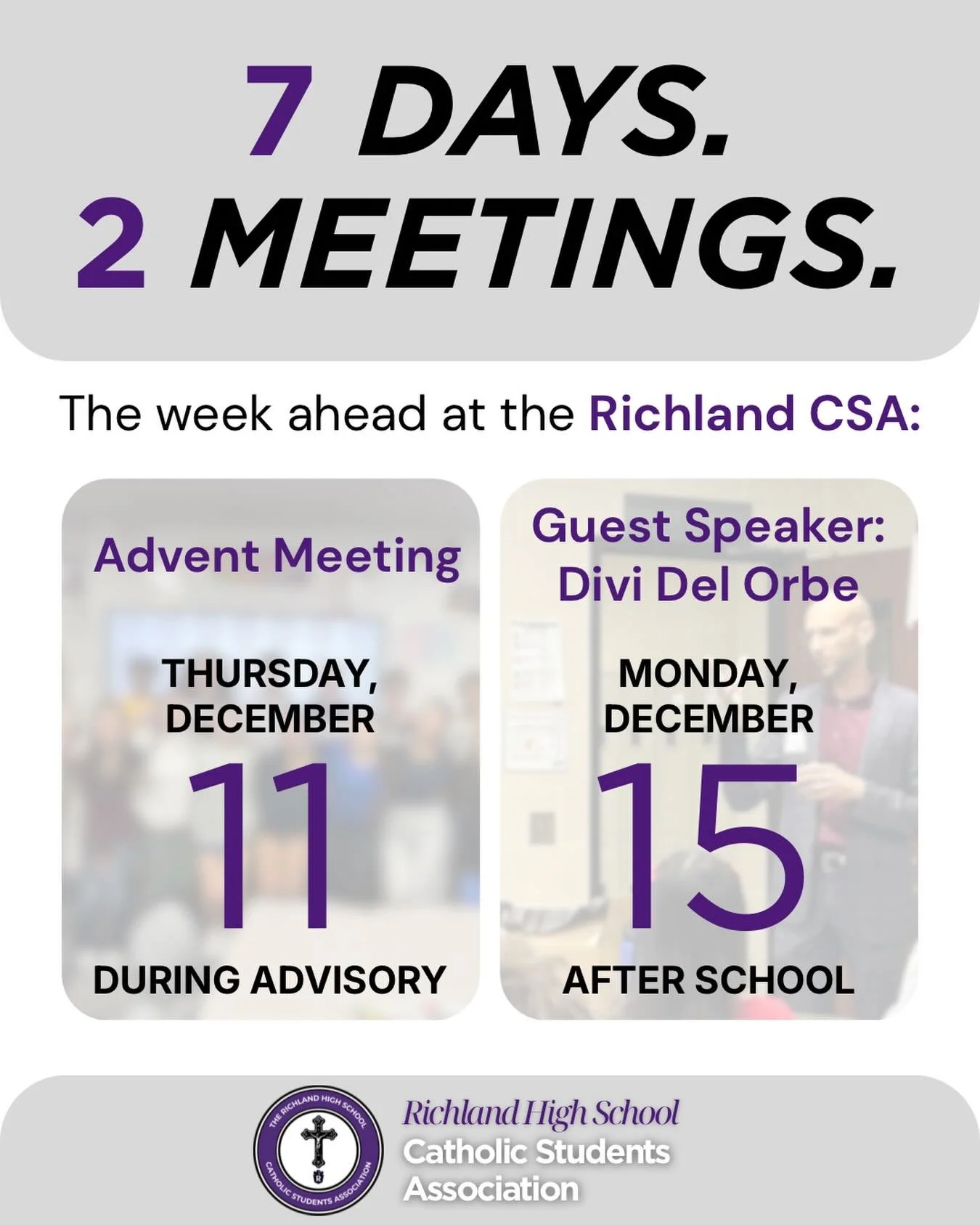 A look ahead into our upcoming schedule&hellip;