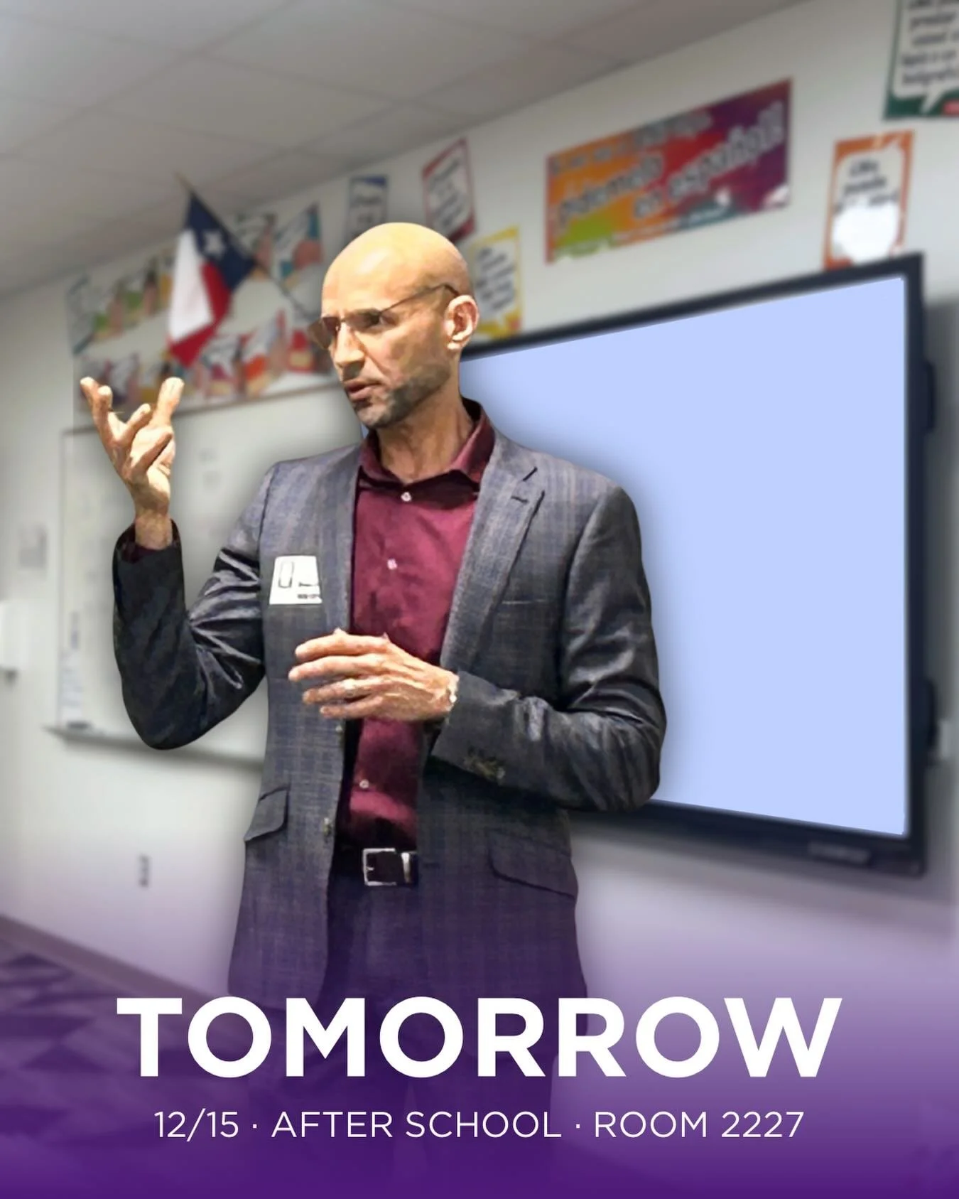 Meeting TOMORROW after school! Hope to see you there!