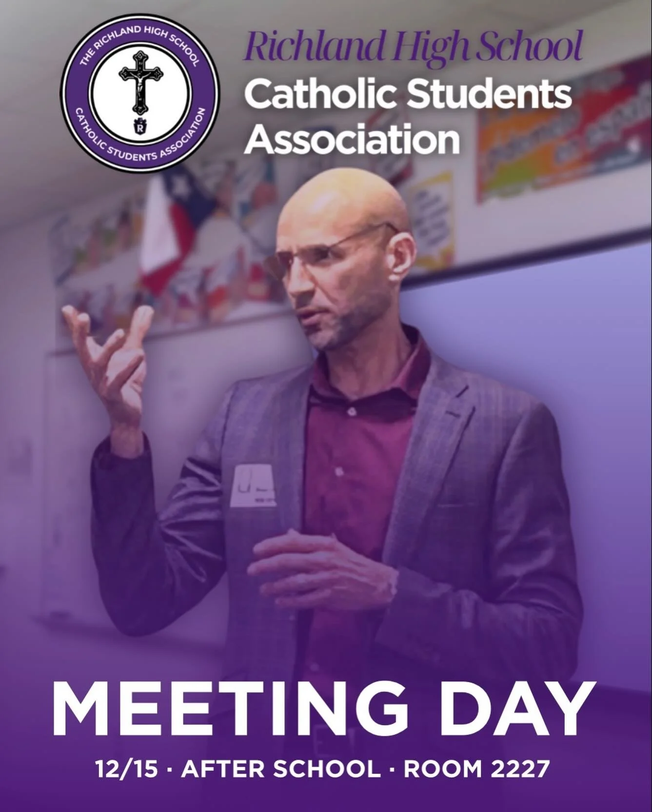 MEETING DAY!! See everyone after school for our first ever guest speaker!!