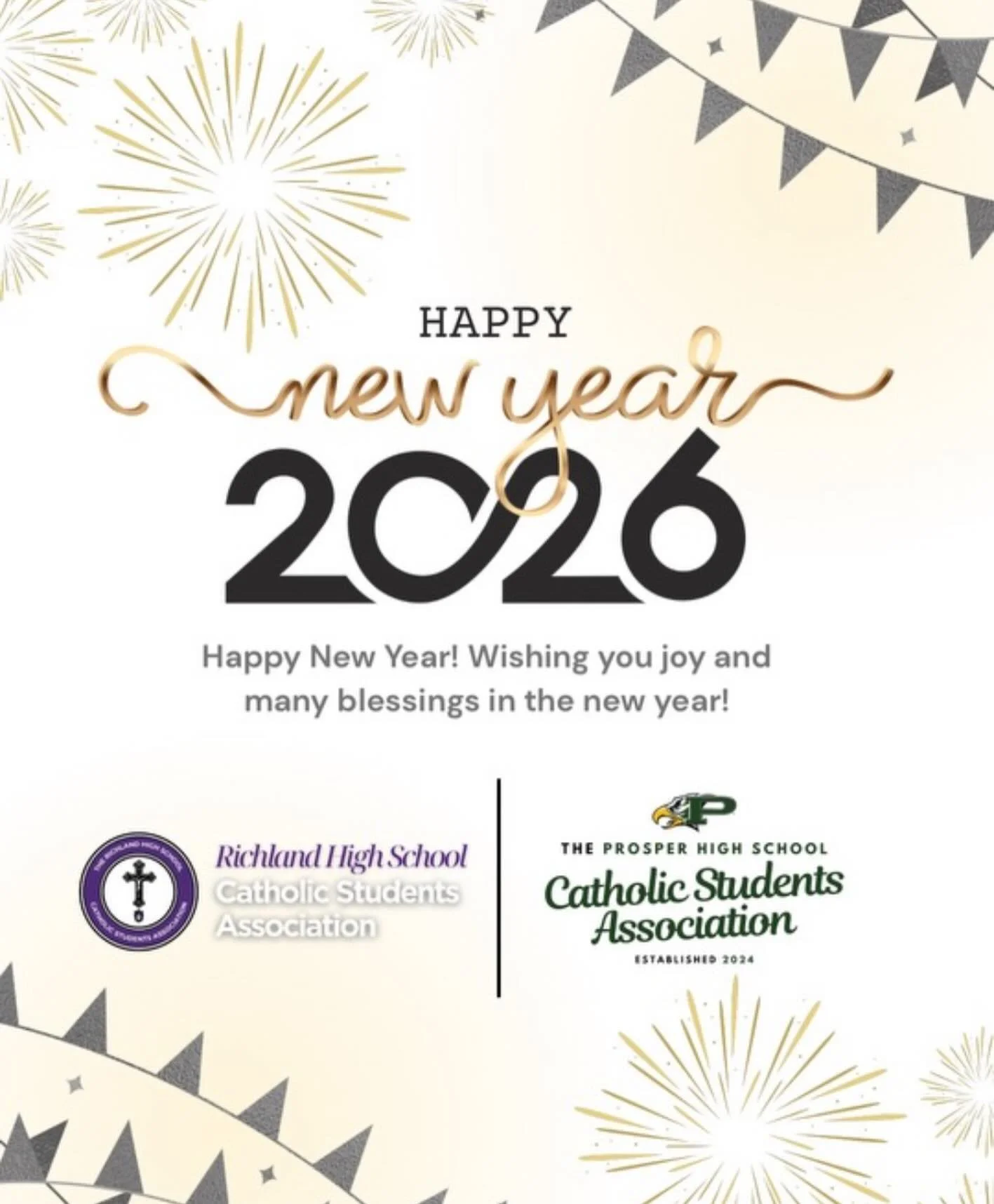 Happy New Year! We hope everyone has a great New Year&rsquo;s Eve and a great start to 2026!