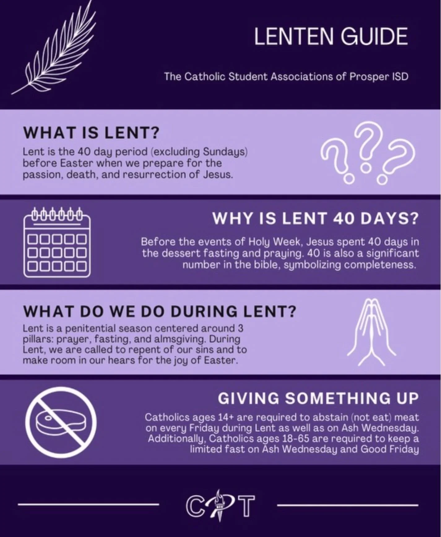 Here is a rundown on what Lent truly is and some other information about the season.