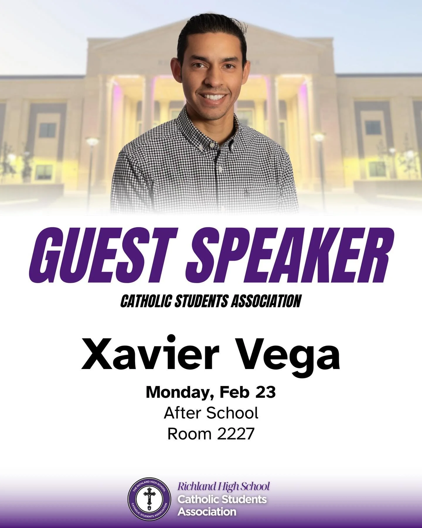 First meeting of the semester! Looking forward to our guest speaker Mr. Xavier Vega! Hope to see you all there!!