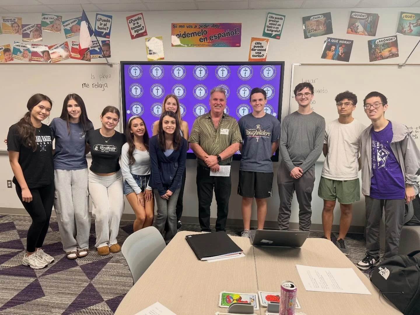 We had a fantastic meeting yesterday learning about the Eucharist and Holy Thursday! Thank you so much to Deacon Tom Adams for taking the time to come speak to us!