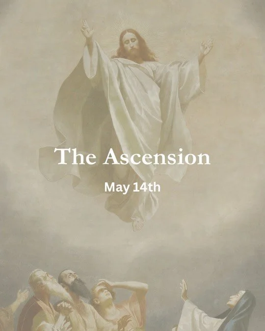 Today we celebrate the Ascension! The Solemnity of the Ascension is celebrated on the Thursday 40 days after Jesus&rsquo; Resurrection.